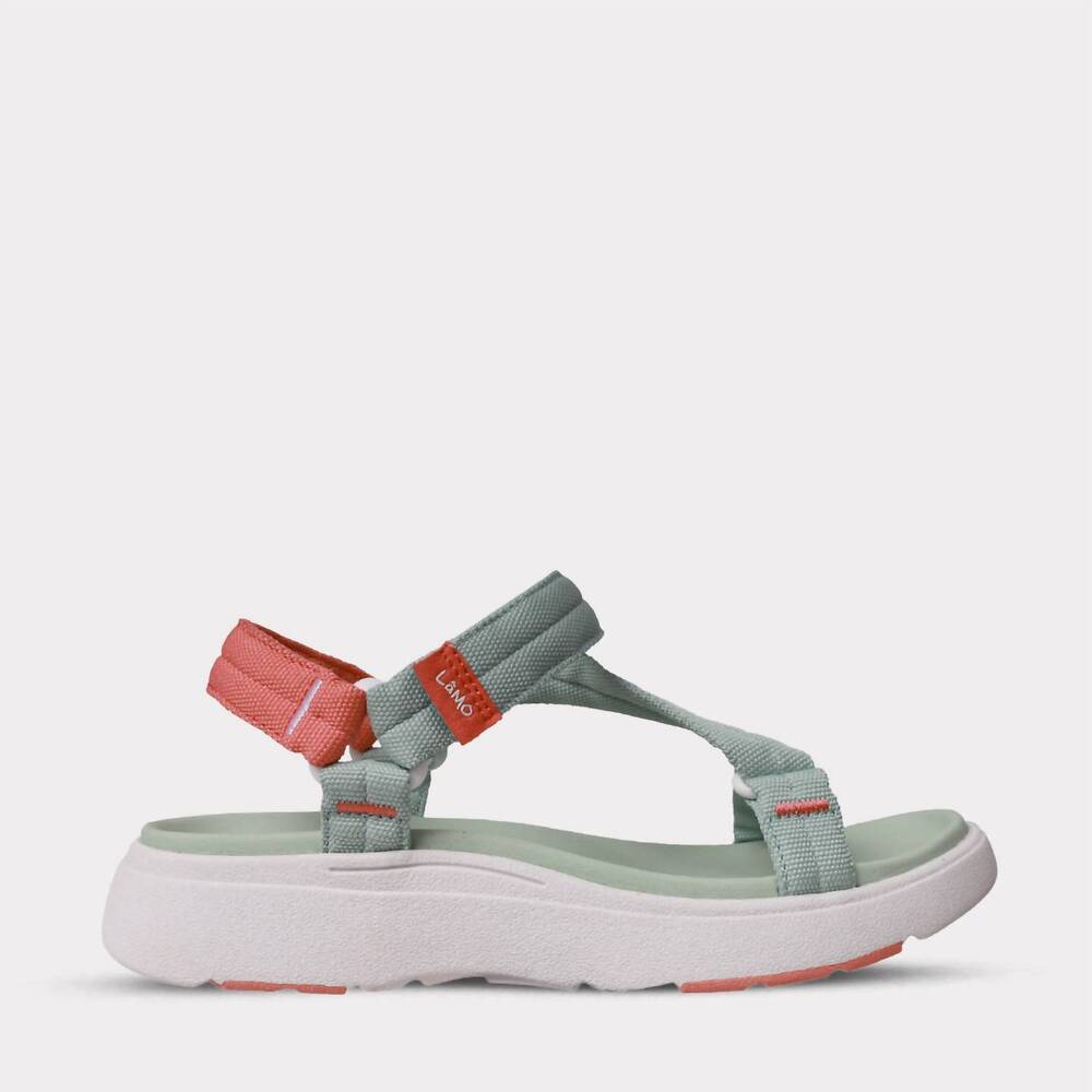 NEW LAMO women's solstice hook & loop sandal in mint